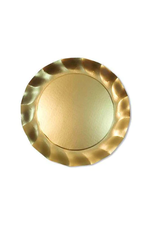 Wavy Salad Plate Satin Gold 8 pk.