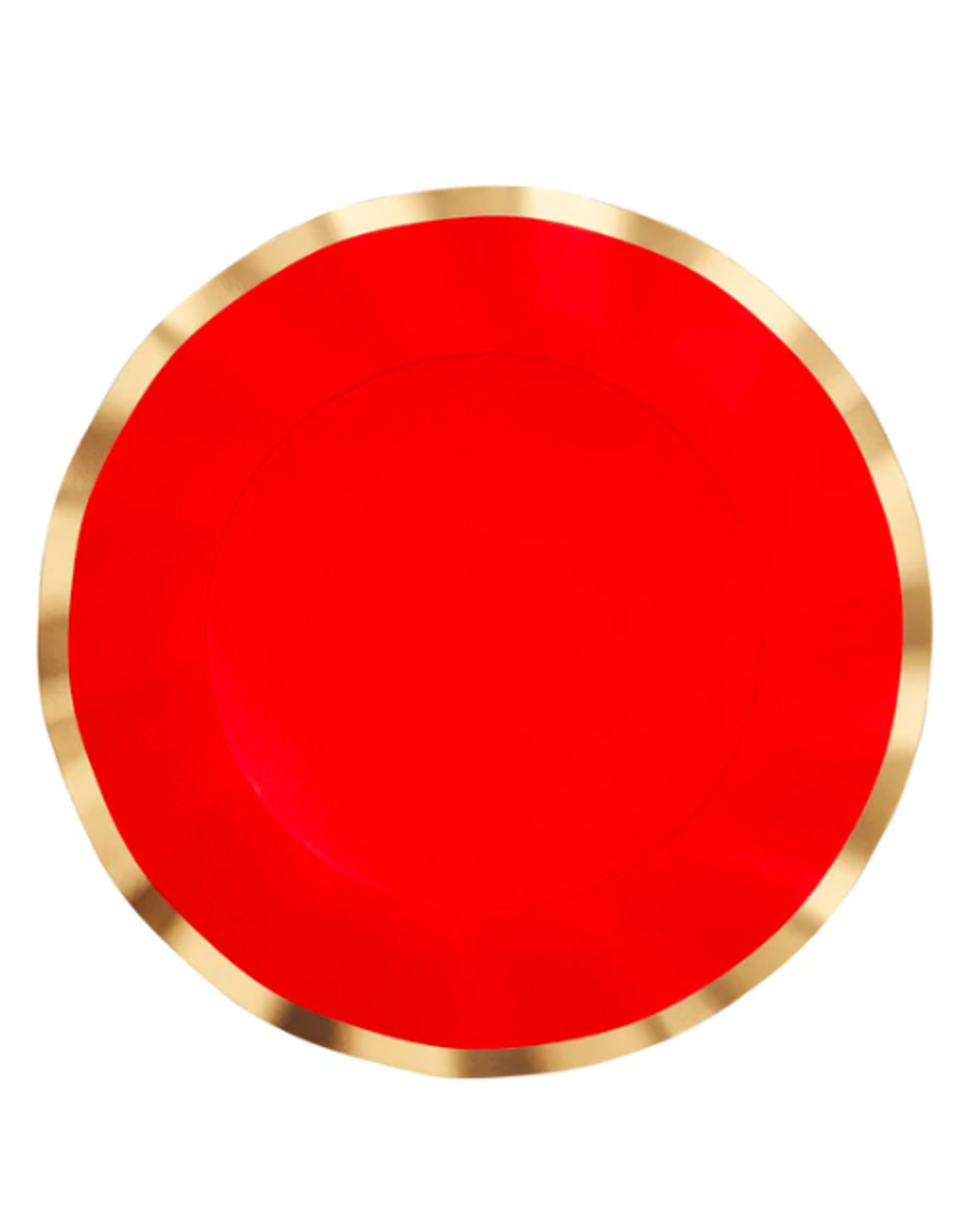 Wavy Dinner Plate Everyday Red 8 pk.
