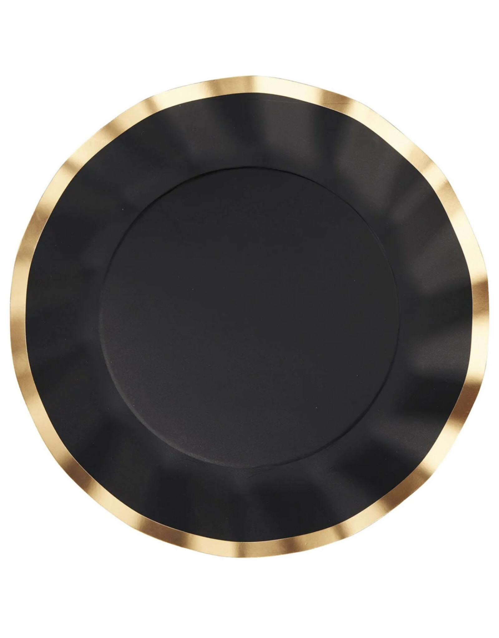 Wavy Salad Plate Every Day Black/8ct