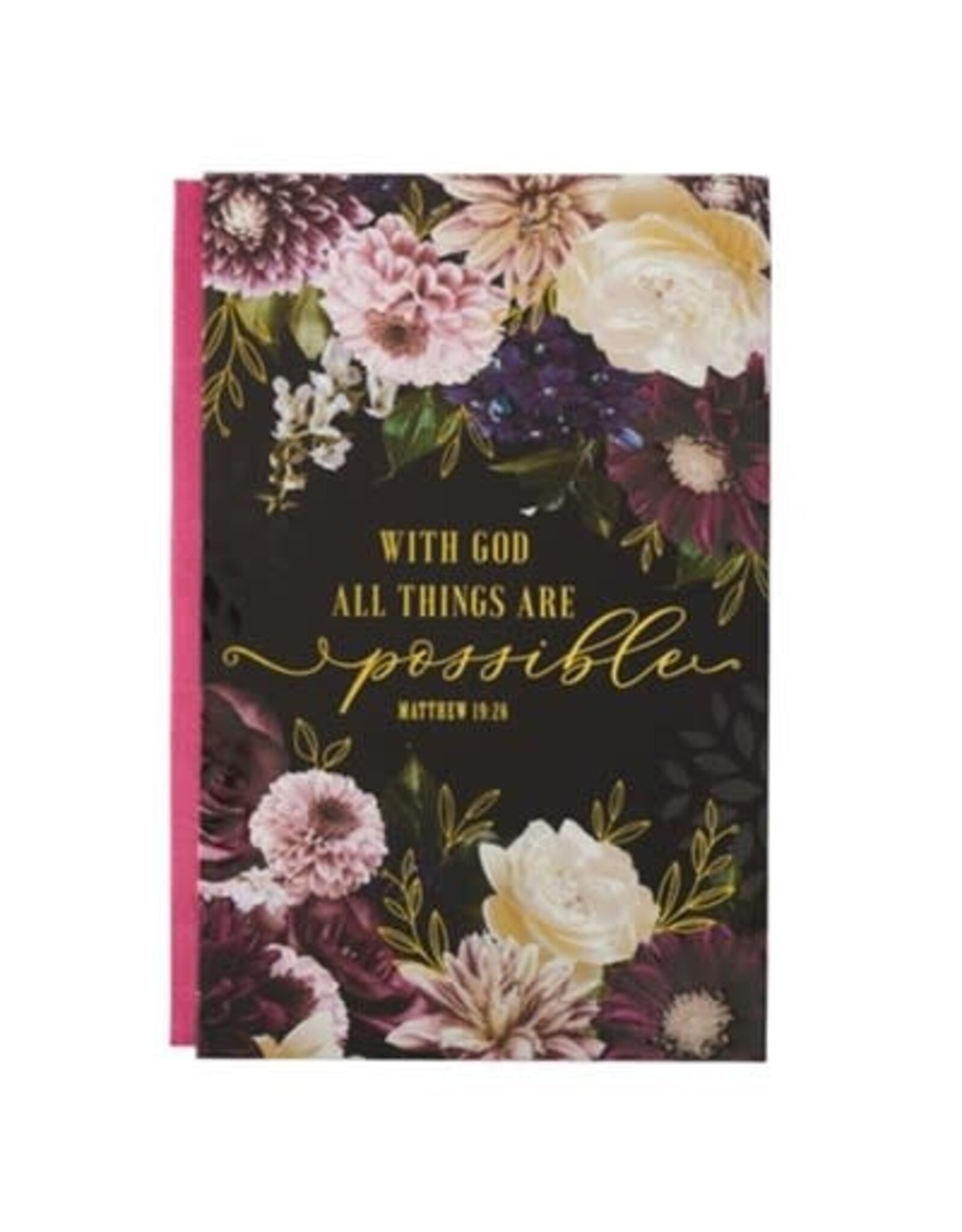 With God All Things Are Possible Hardcover Journal