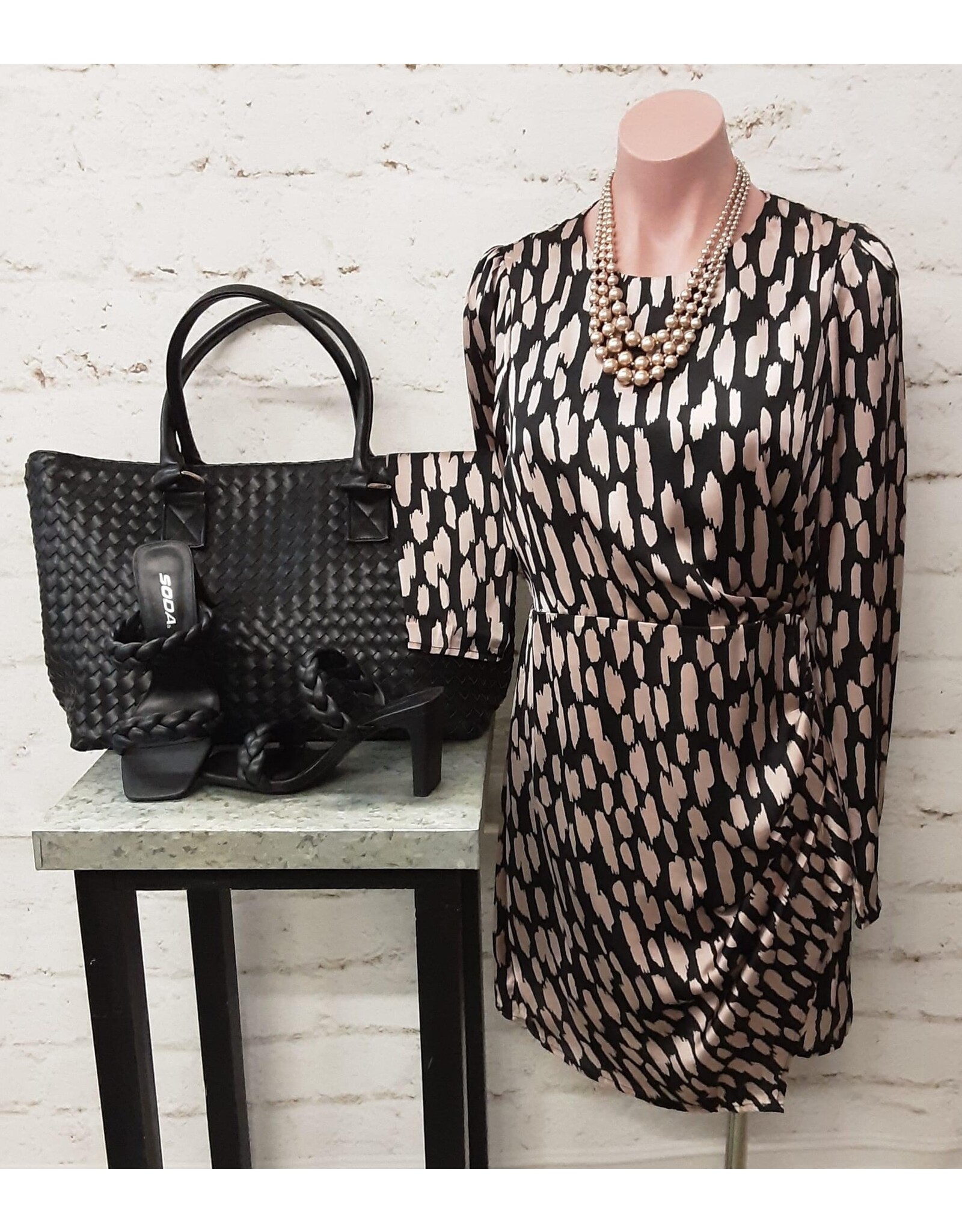 Seal Beach Faux Wrap Dress