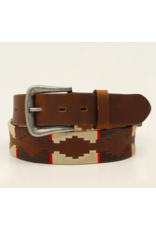 Nocona Embroidered Stripe Pattern Belt