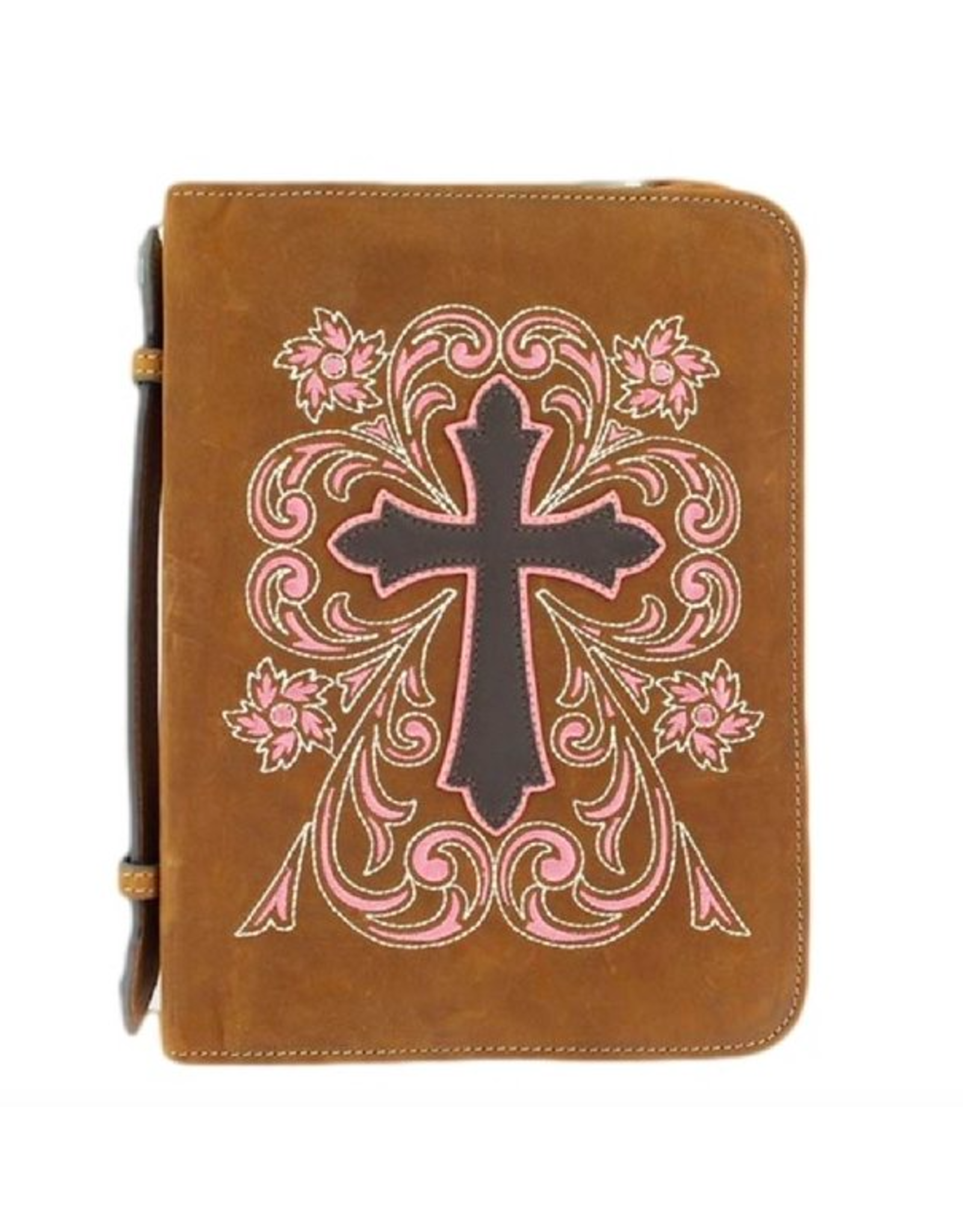 Large Cross Embroidered Bible Cover