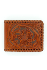 Nocona Bifold Lacing Tan Wallet