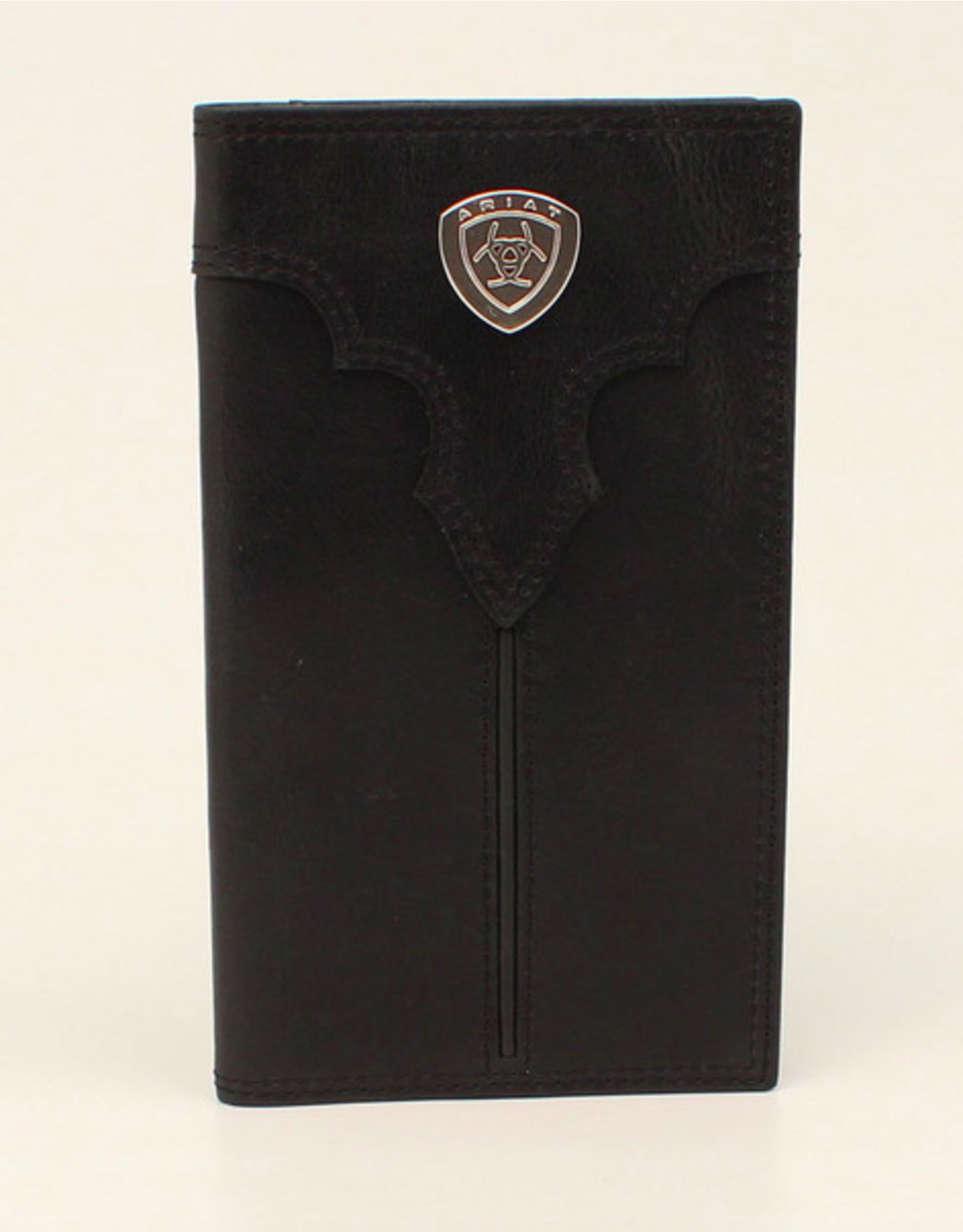 Ariat Ariat Center Bump Shield Black Rodeo Wallet