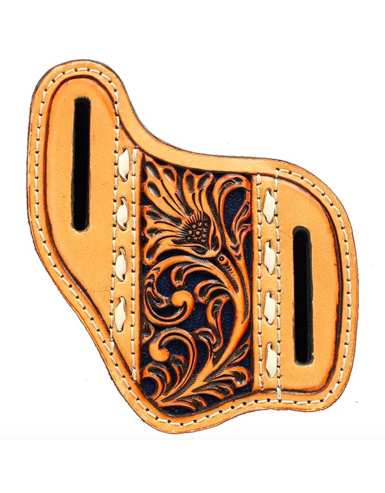 Nocona Pierced Floral Laced Edge Knife Sheath