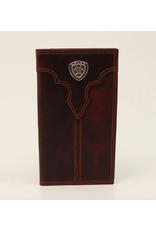 Ariat Ariat Center Bump Shield Brown Rodeo Wallet