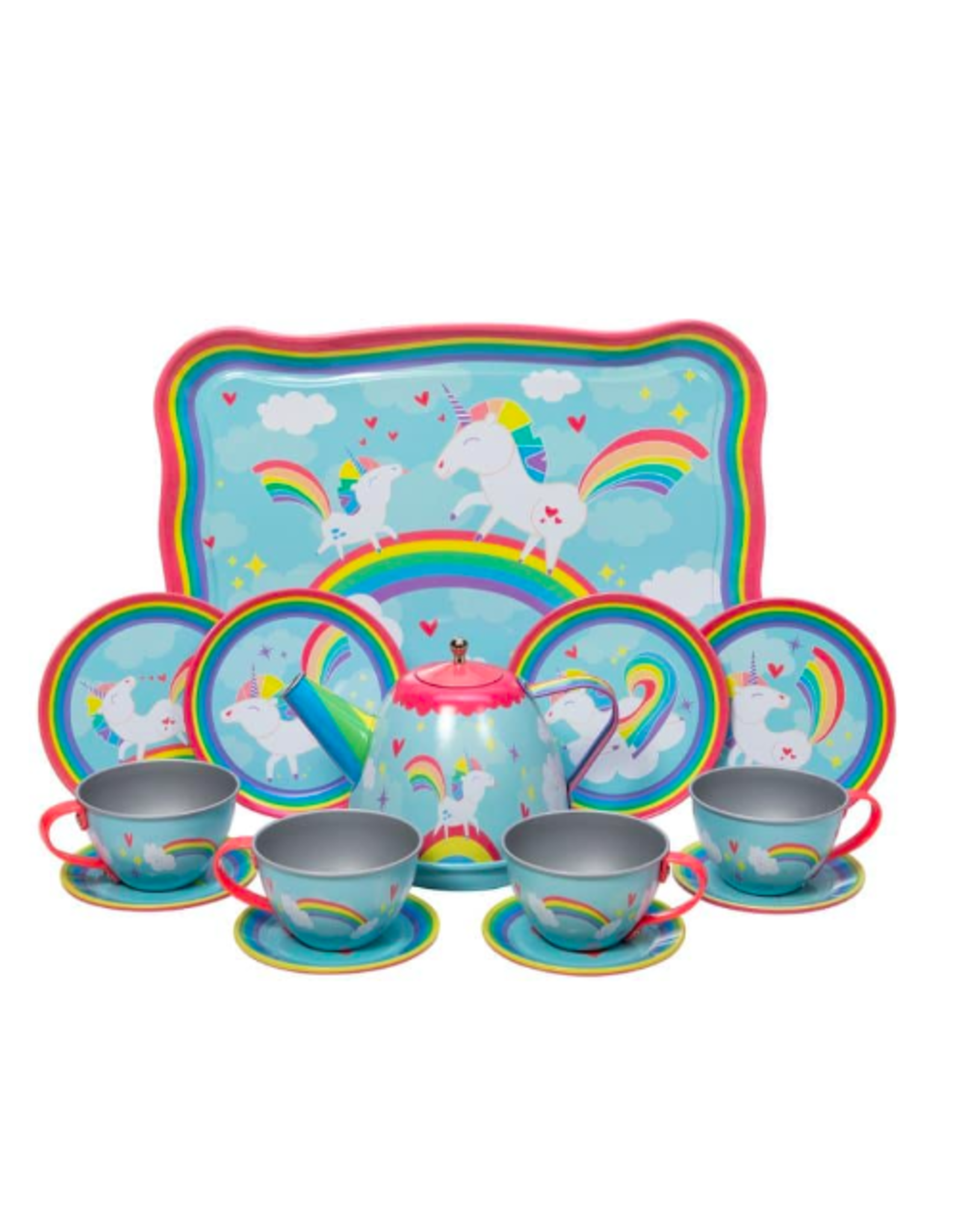 Unicorn Tin Tea Set