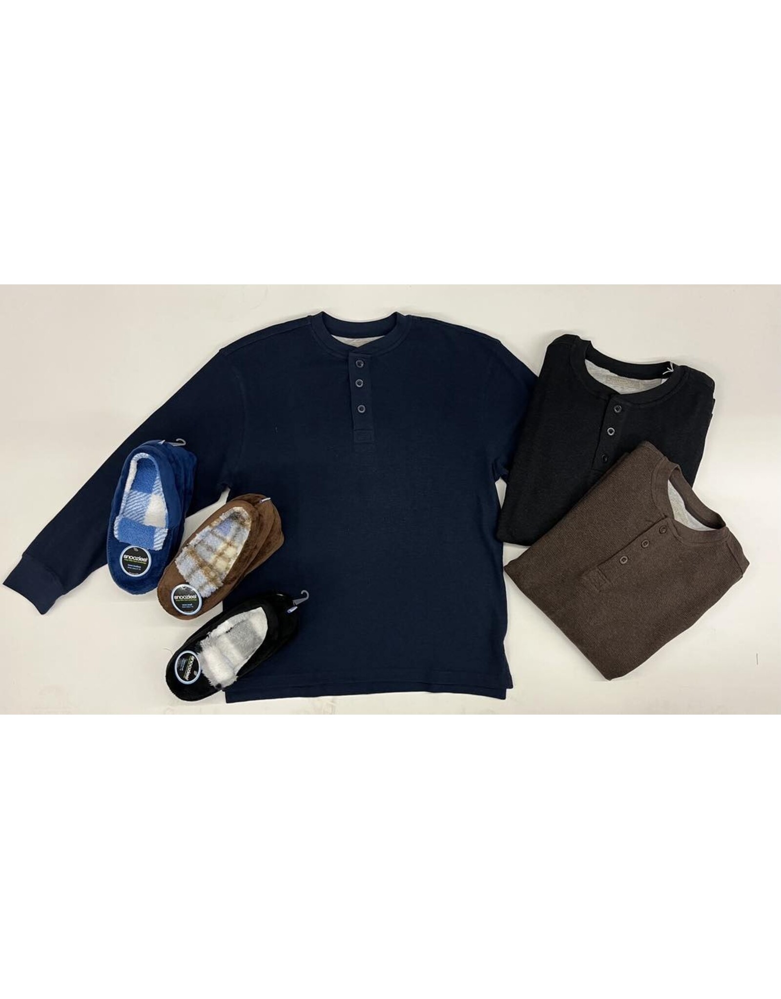 Mens Thermal Henley