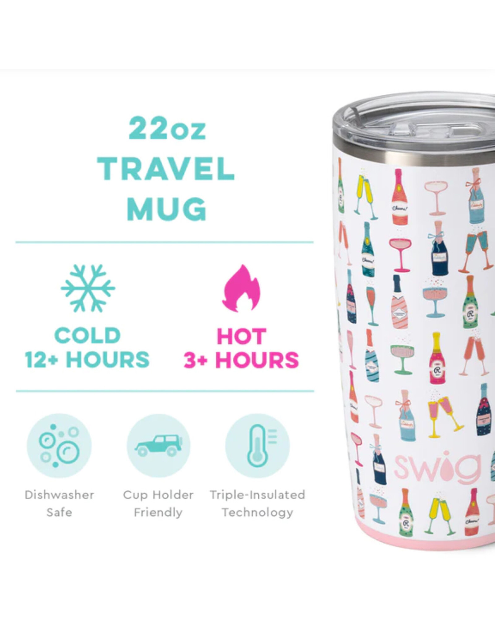 Swig Life Swig Pop Fizz Travel Mug 22oz