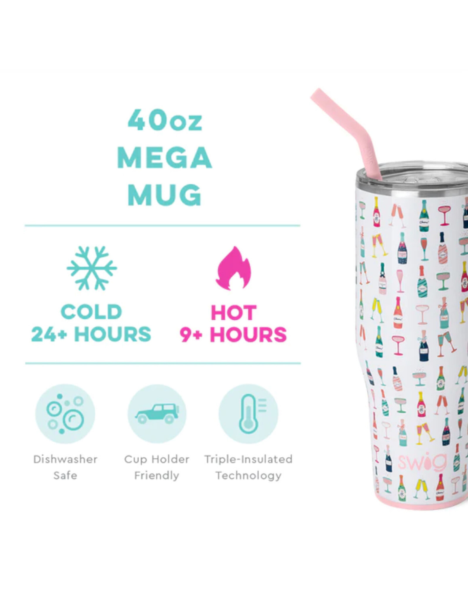 Swig Life Swig Pop Fizz Mega Mug 40oz