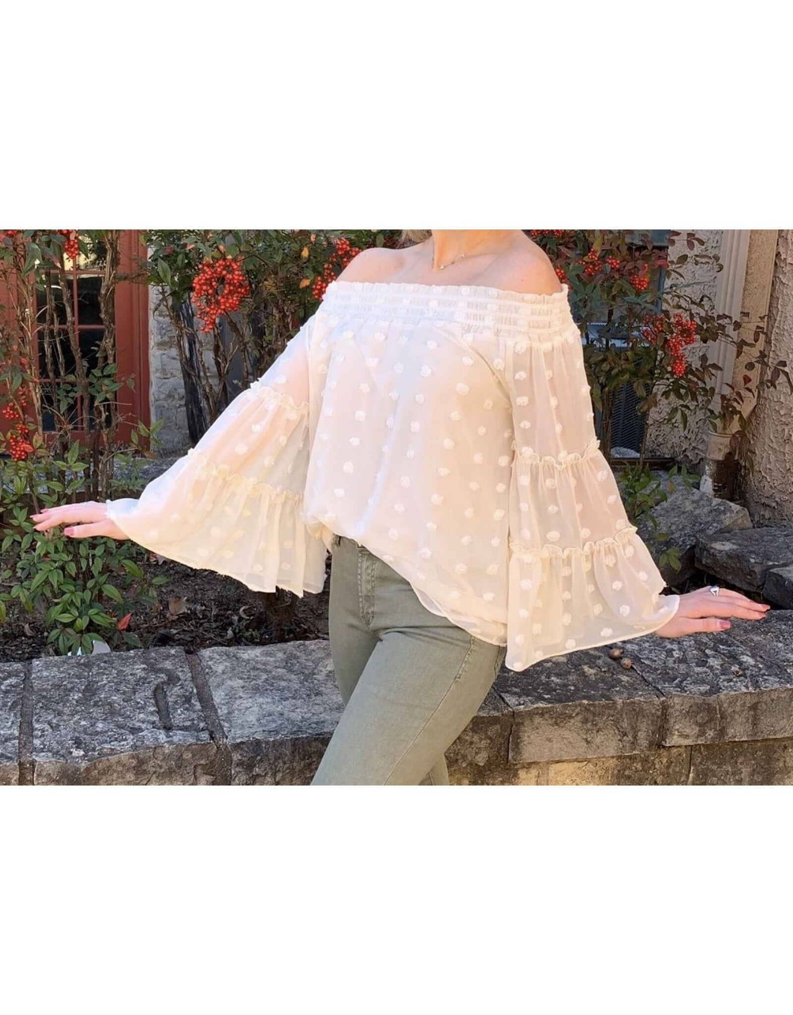 Ivy Jane Ivy Jane Cream Blouse