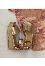 Rose Gold Scallop Sandal