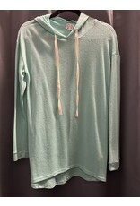 Long Sleeve Terry Hoodie Top