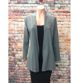 Foxcroft Charcoal Phills Open Cardigan