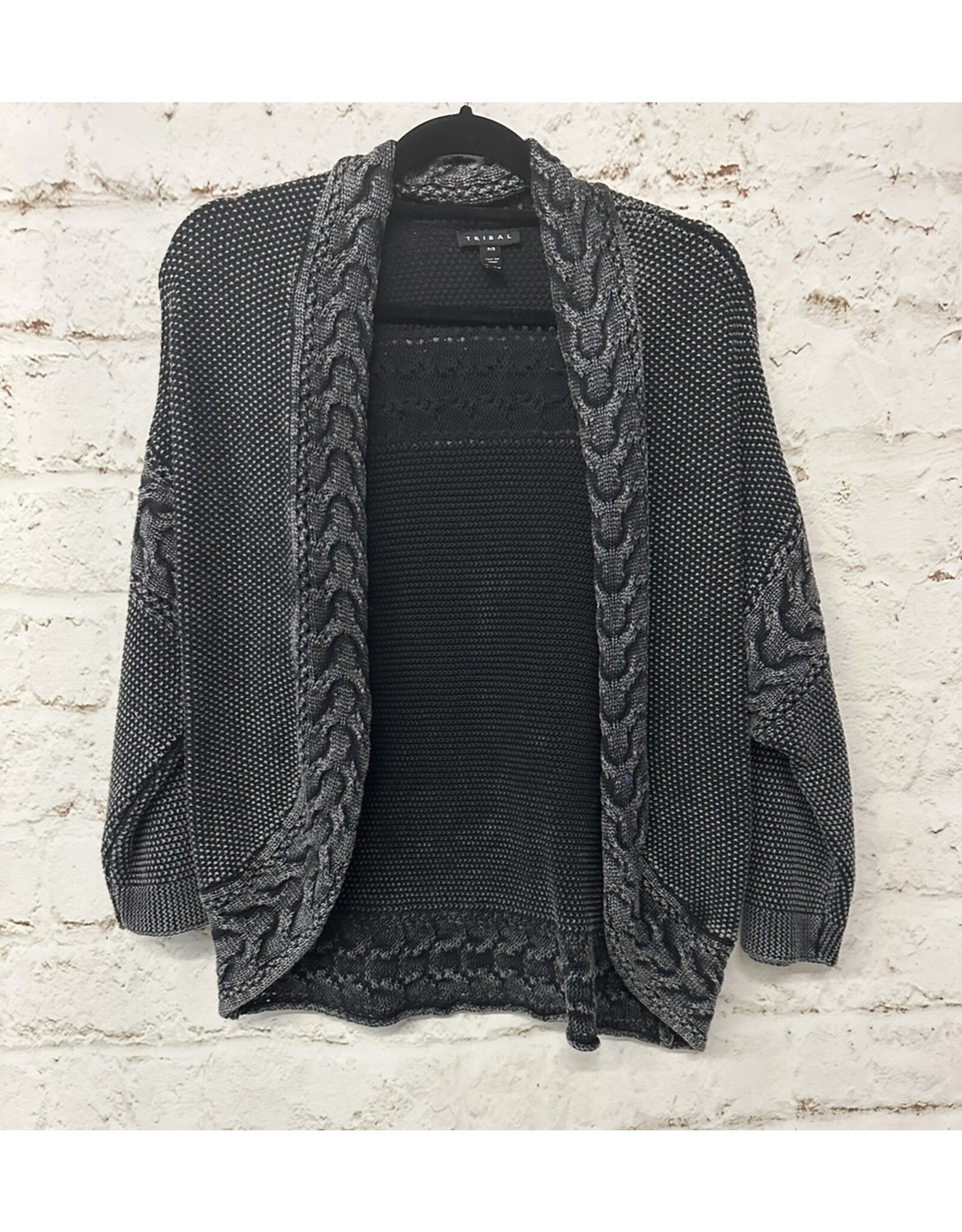 Tribal Tribal 3/4 Sleeve Sweater Cardigan