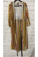 Multi Stripe Dress Cover