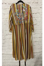 Multi Stripe Dress Cover