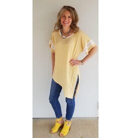 Mustard Striped Top