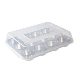 Nordic Ware 12-Cup Muffin Pan with High Domed Lid