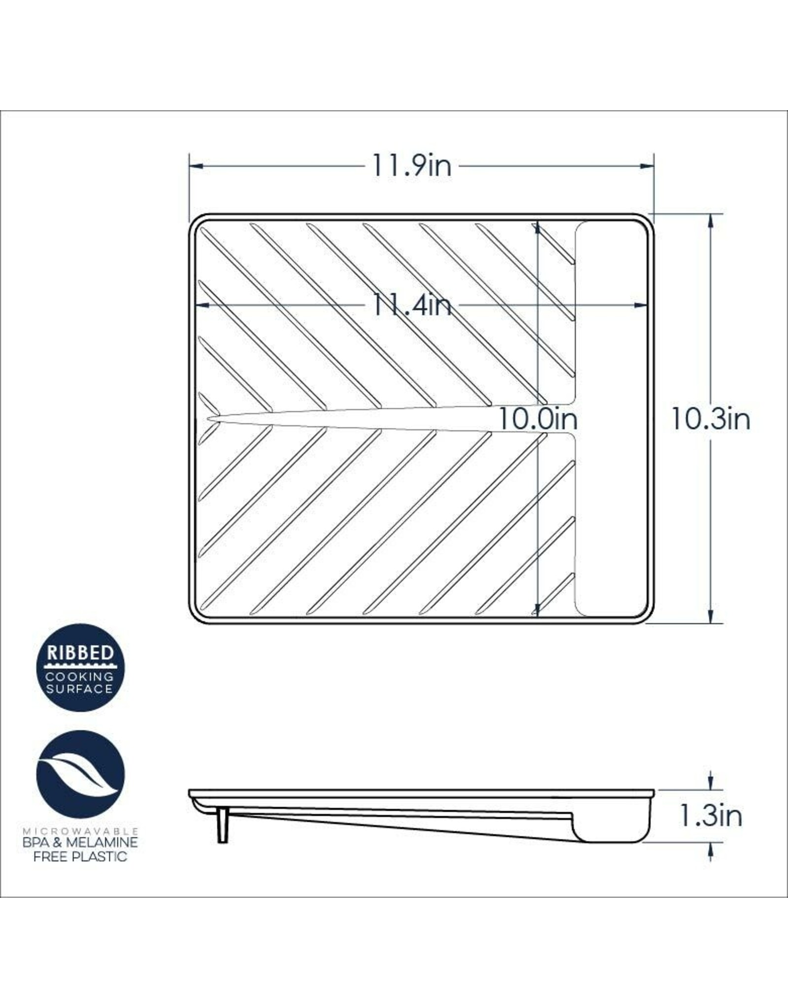 Nordic Ware Nordic Ware Large Slanted Bacon Tray and Food Defroster