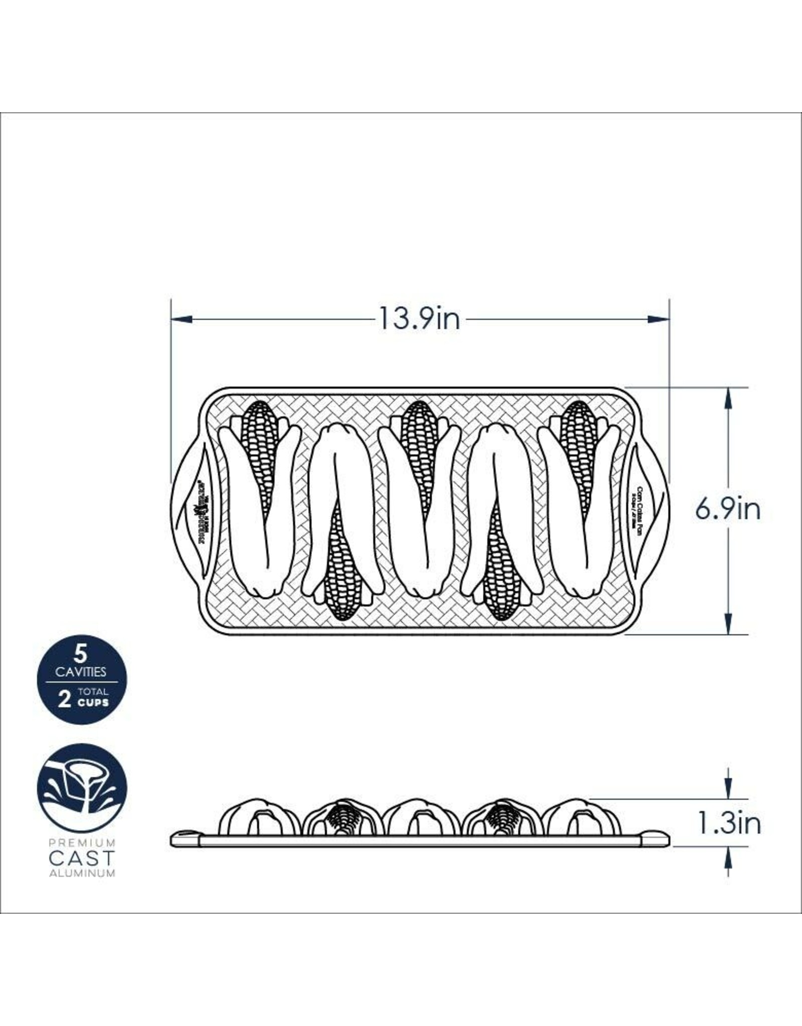 Nordic Ware Nordic Ware Corn Cakes Baking Pan