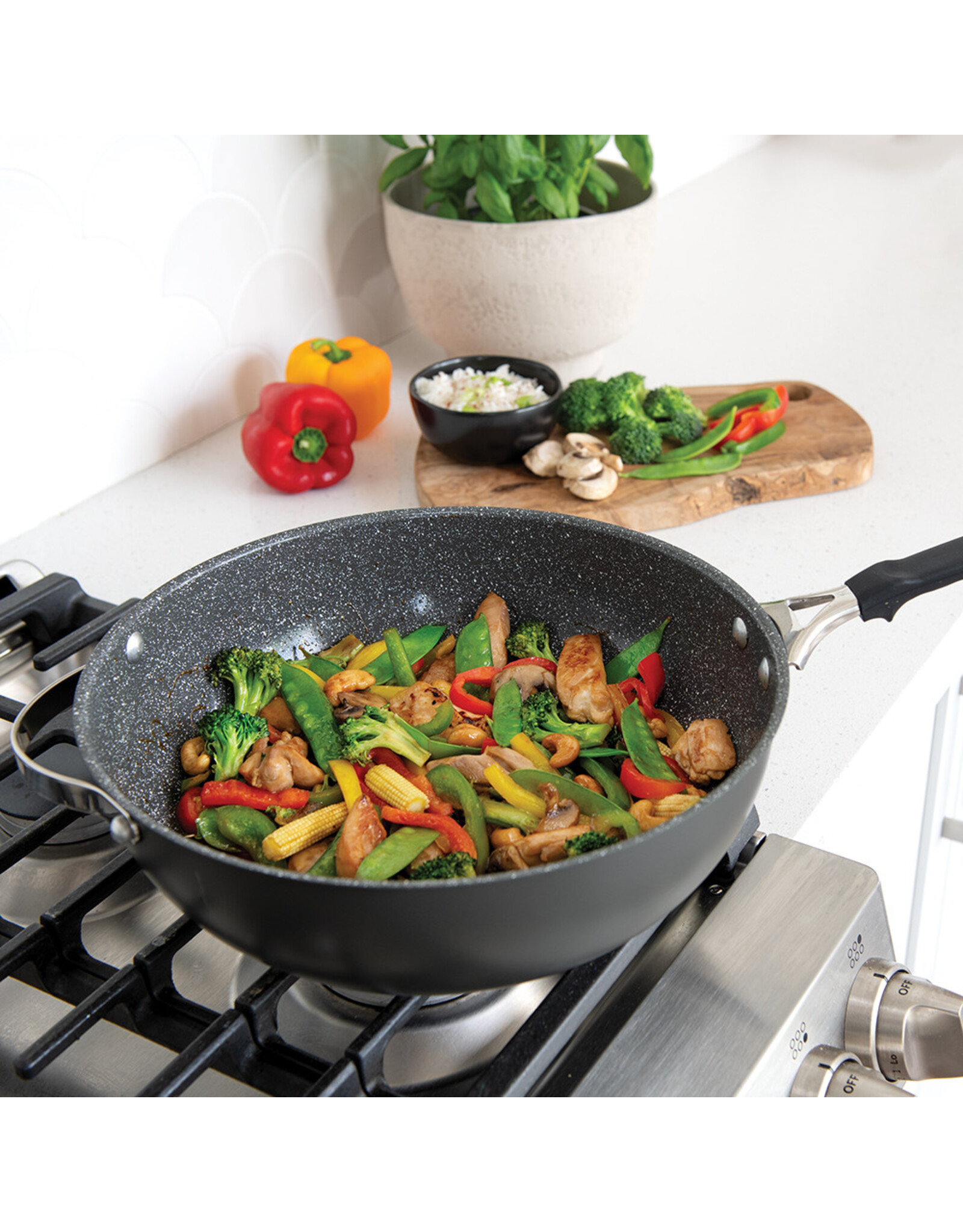 Nordic Ware Nordic Ware Verde Ceramic Nonstick 12” Wok