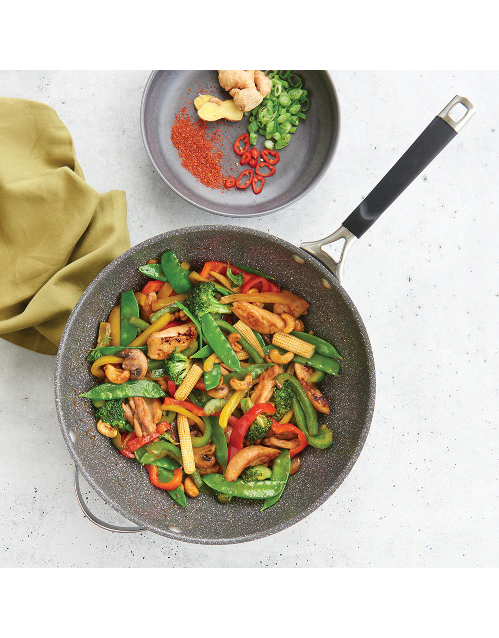 Nordic Ware Nordic Ware Verde Ceramic Nonstick 12” Wok