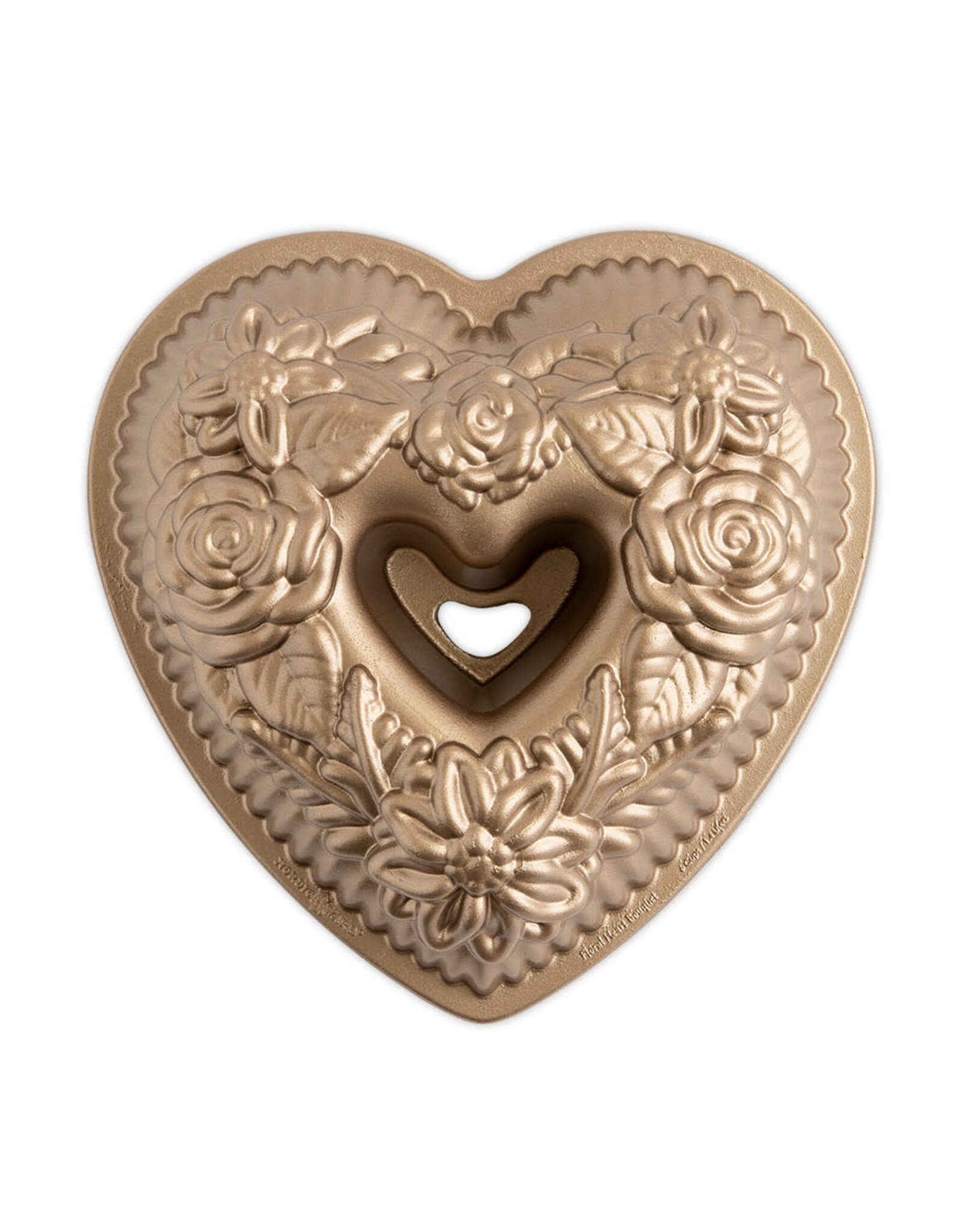 Nordic Ware Floral Heart Bundt Pan