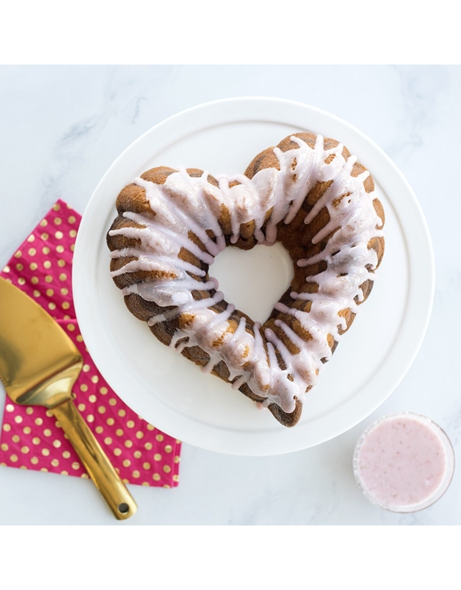 Nordic Ware Elegant Heart Bundt Pan