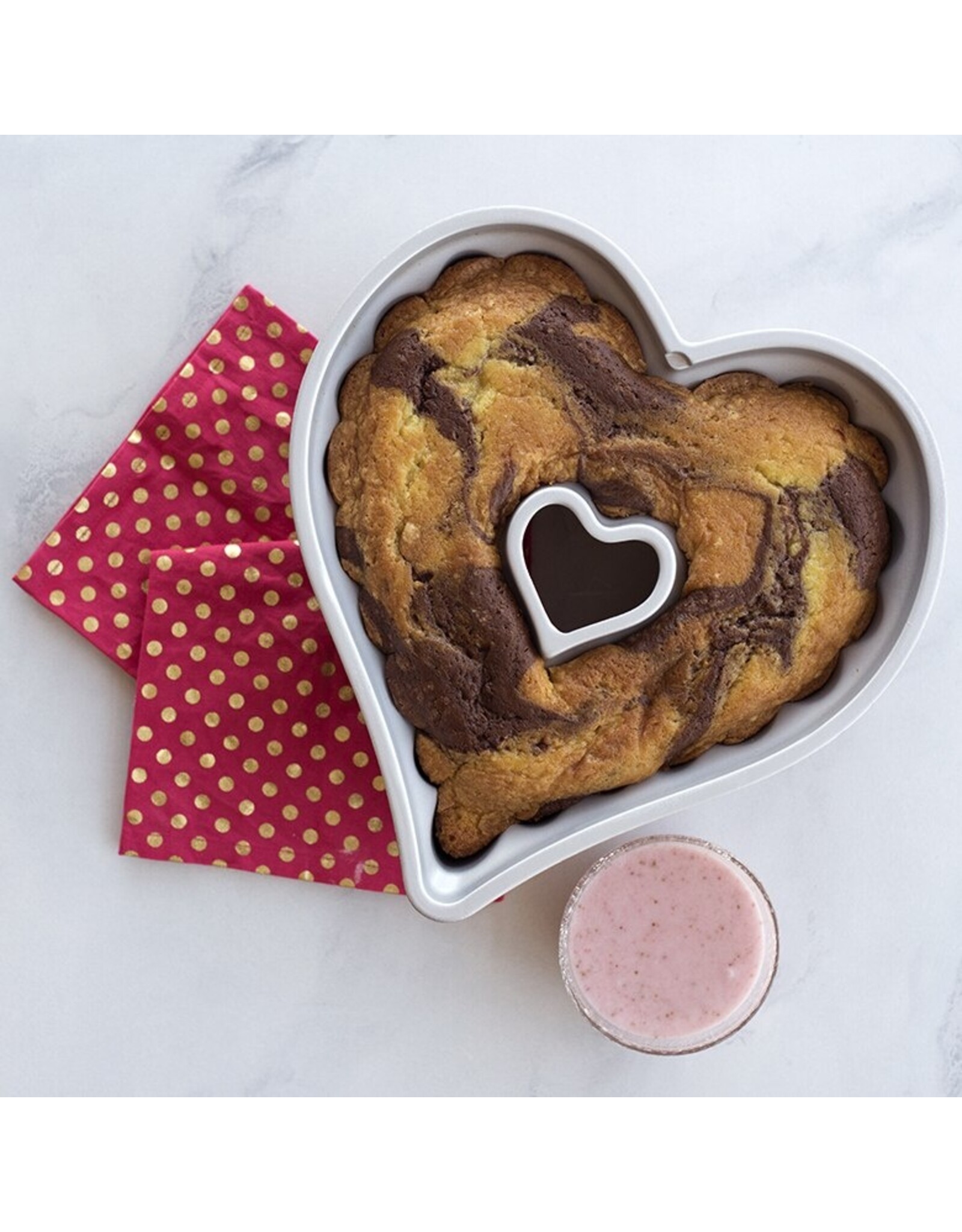 Nordic Ware Elegant Heart Bundt Pan