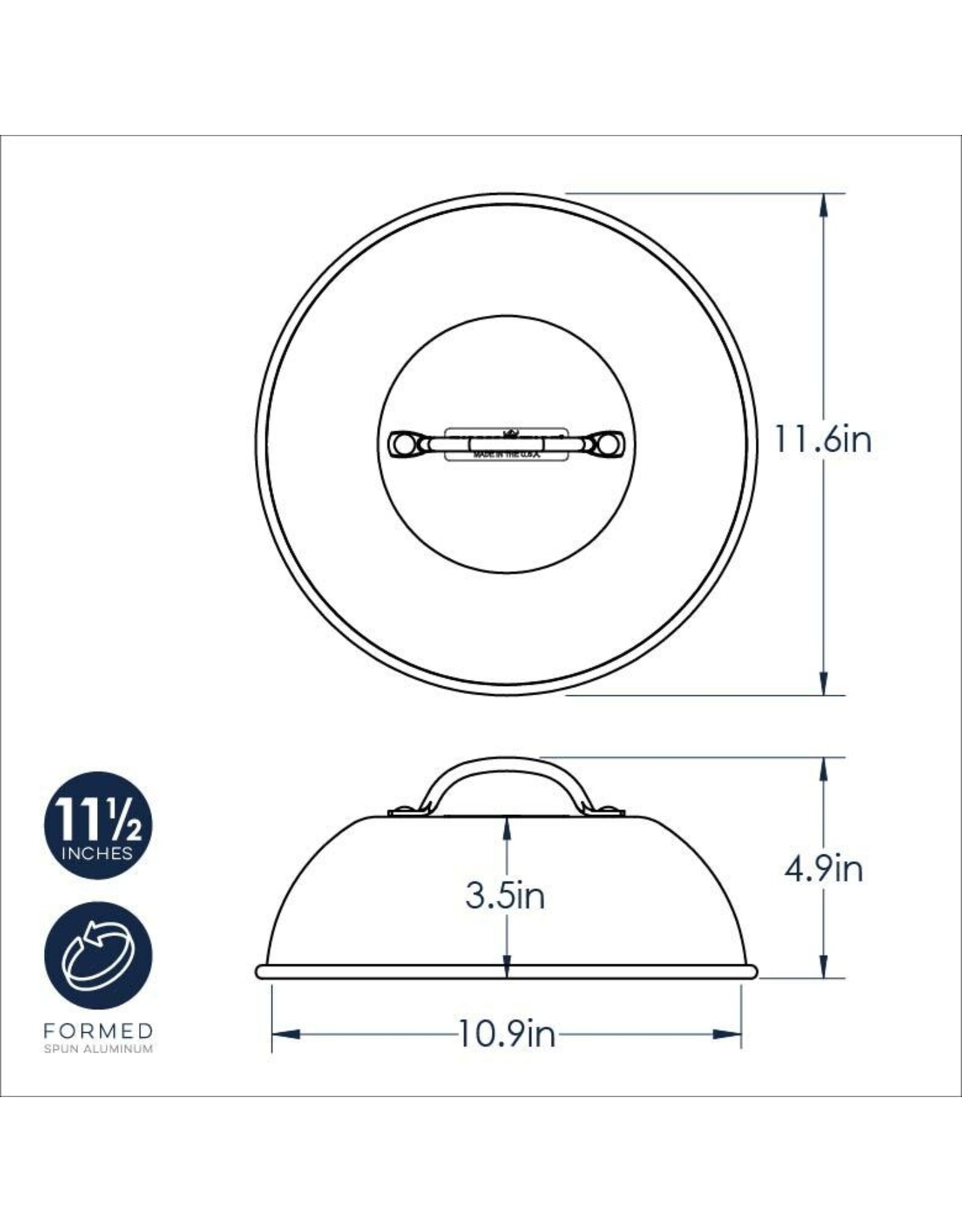 Nordic Ware Nordic Ware High Dome Grill Lid-10”