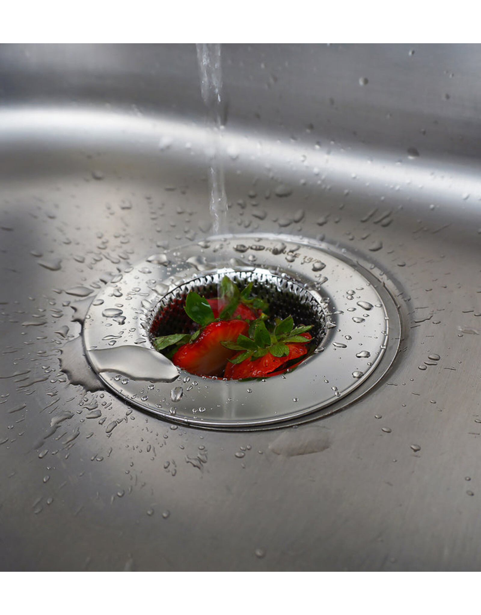 RSVP International Sink Strainer Large 4.5 Inch Stainless Steel