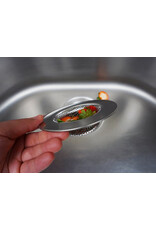 RSVP International Sink Strainer Large 4.5 Inch Stainless Steel RSVP International Sink Strainer Large 4.5 Inch Stainless Steel