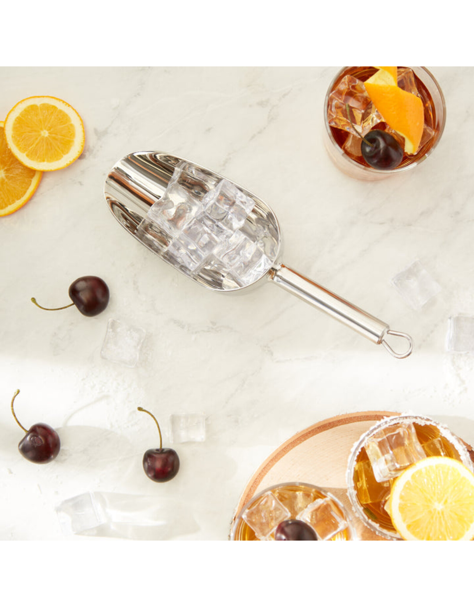 RSVP International Large Stainless Steel Scoop 1 Cup