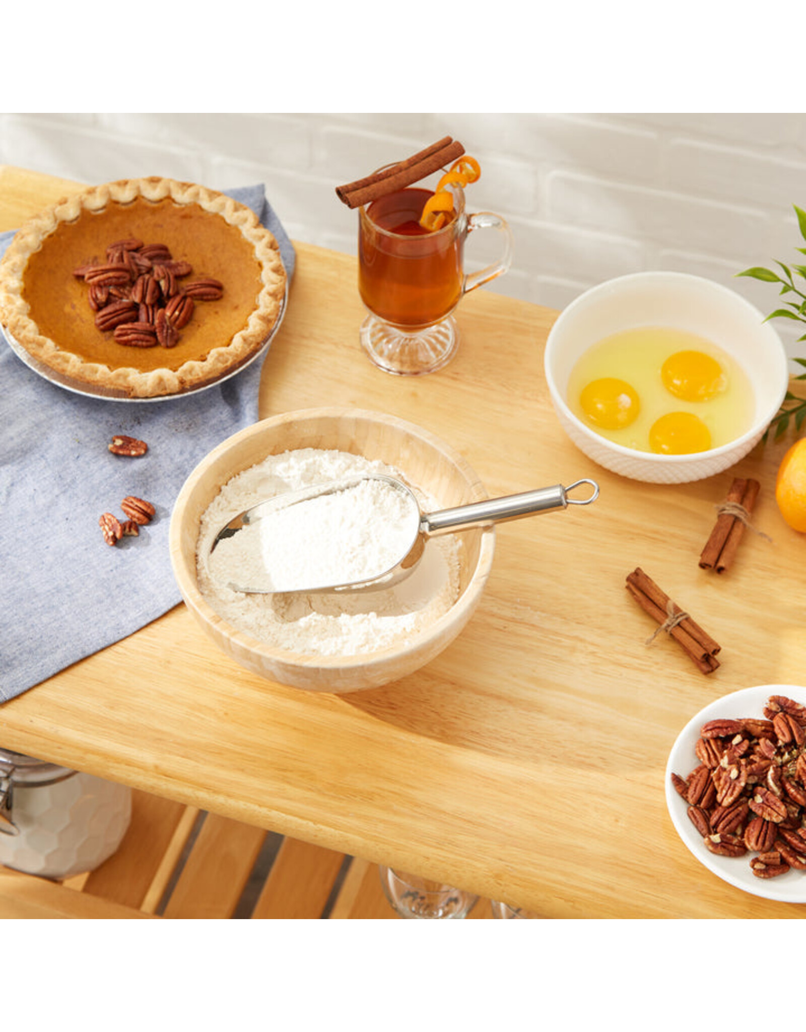 RSVP International Large Stainless Steel Scoop 1 Cup