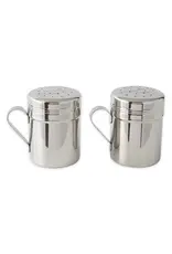 RSVP International Stovetop Stainless Steel Salt and Pepper Shaker Set