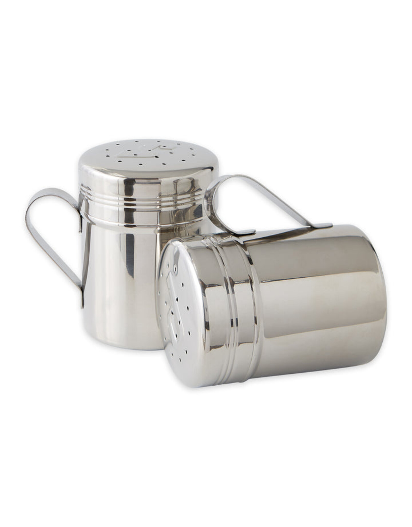 RSVP International Stovetop Stainless Steel Salt and Pepper Shaker Set