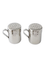RSVP International Stovetop Stainless Steel Salt and Pepper Shaker Set