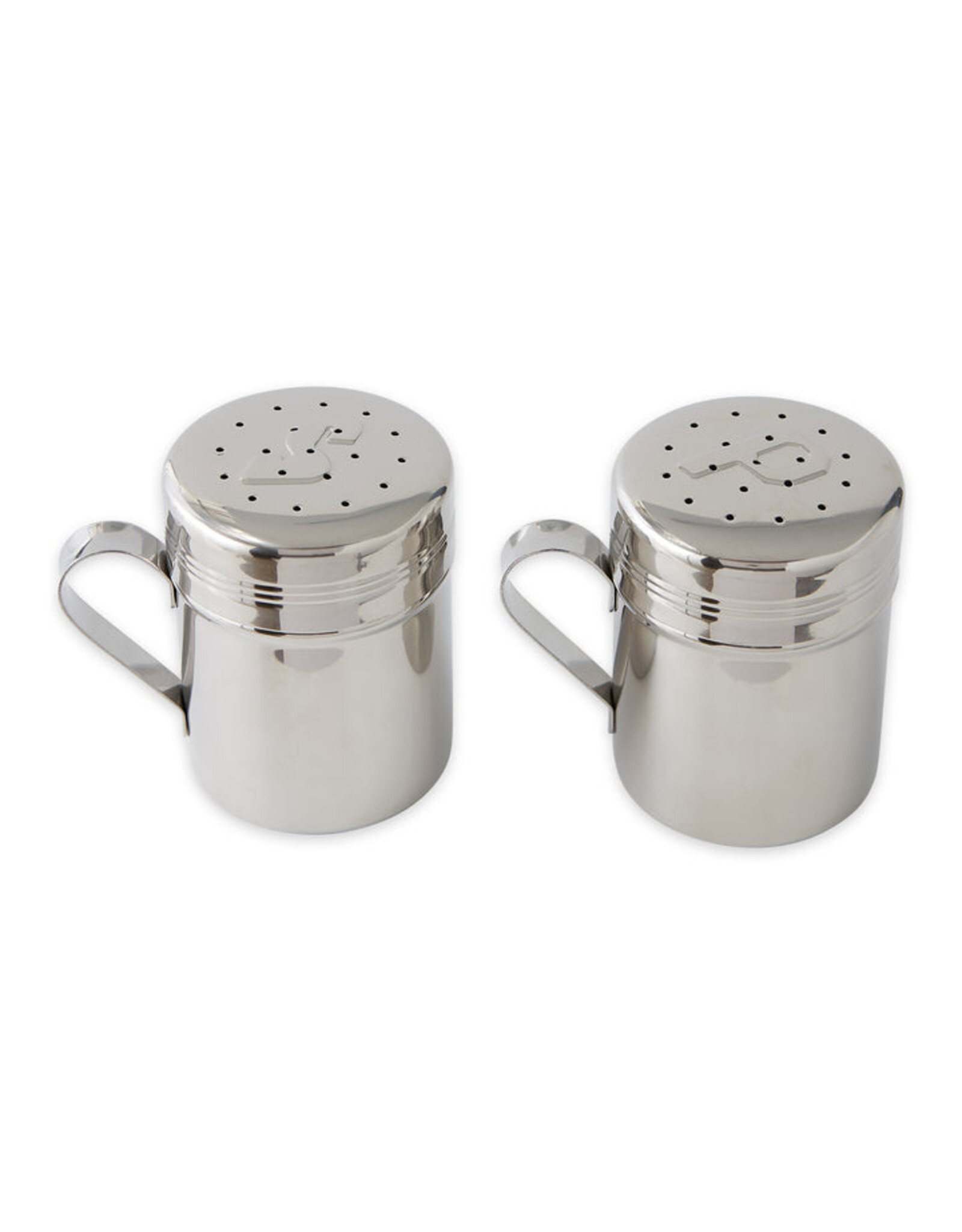 RSVP International Stovetop Stainless Steel Salt and Pepper Shaker Set
