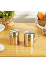 RSVP International Stovetop Stainless Steel Salt and Pepper Shaker Set