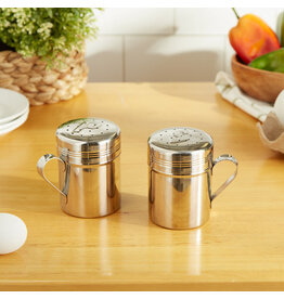 RSVP International Stovetop Stainless Steel Salt and Pepper Shaker Set