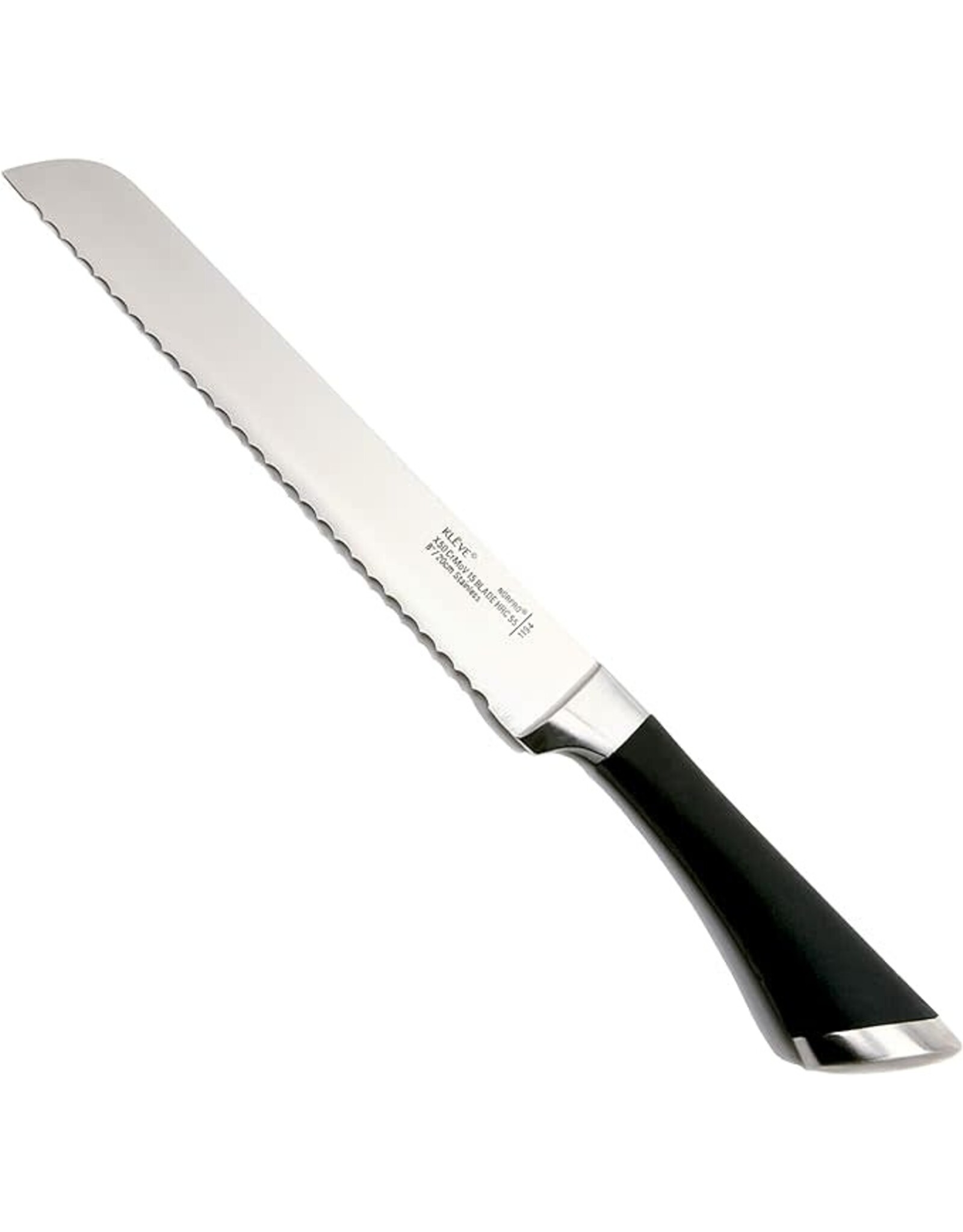 KLEVE Stainless Steel 8-Inch Bread Knife