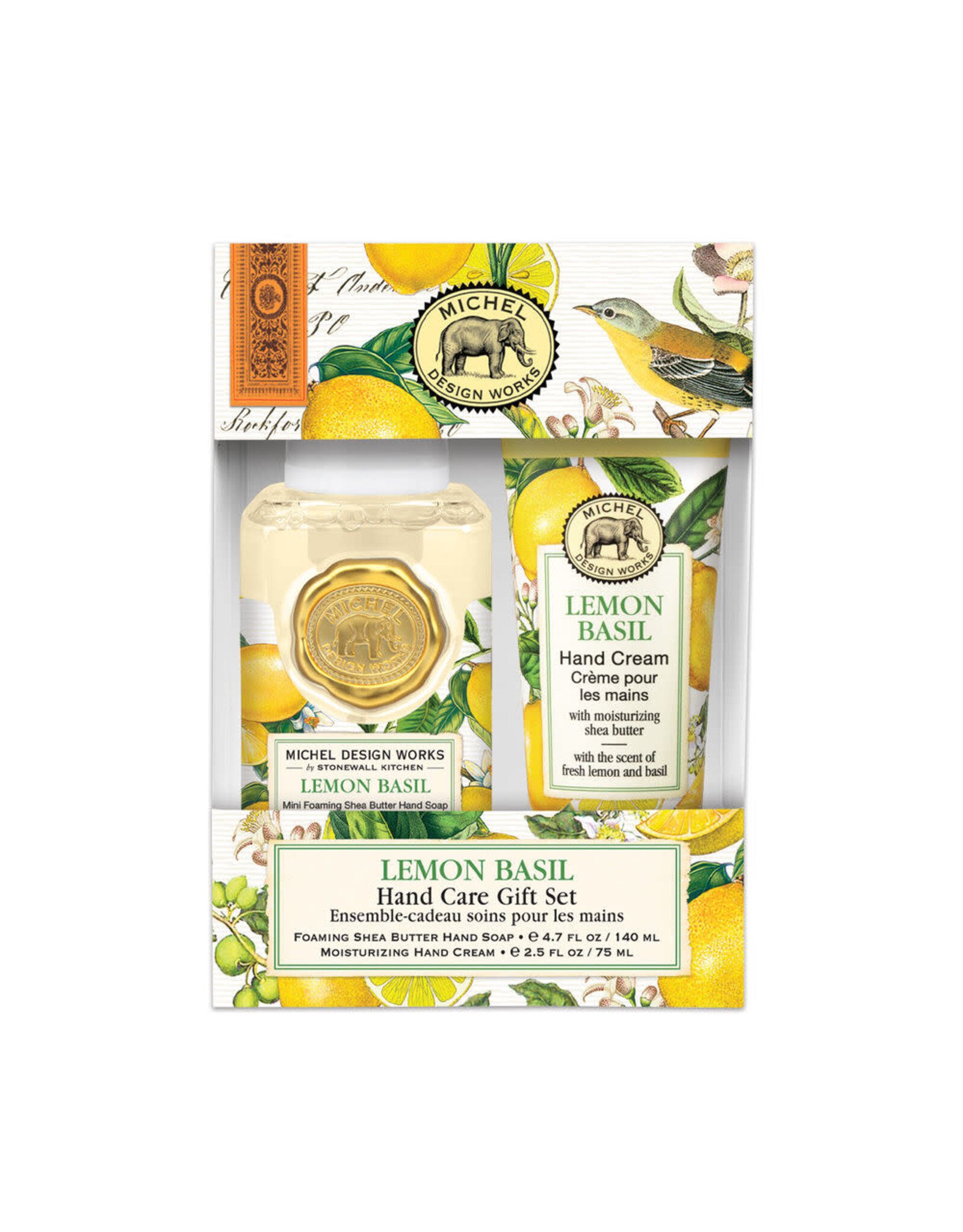 Michel Design Works Lemon Basil Handcare Gift Set