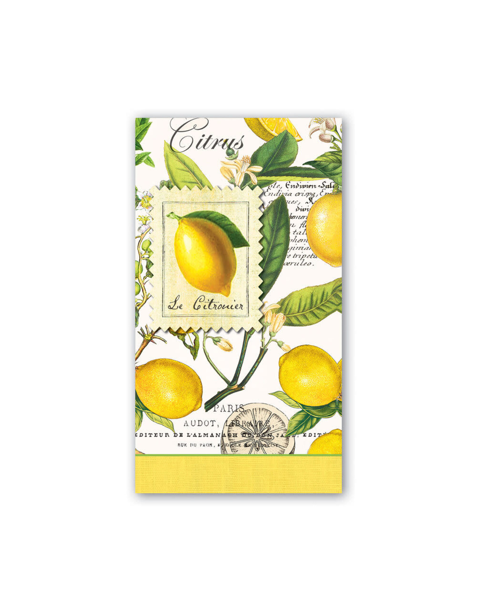 Michel Design Works Lemon Basil Hostess Napkin