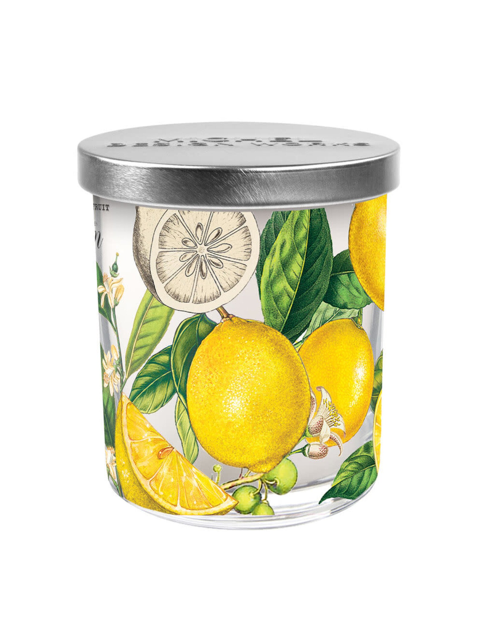 Michel Design Works Lemon Basil Candle Jar with Lid