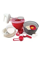 Nested Mixing Bowls and Measuring Cups 12 PC Set