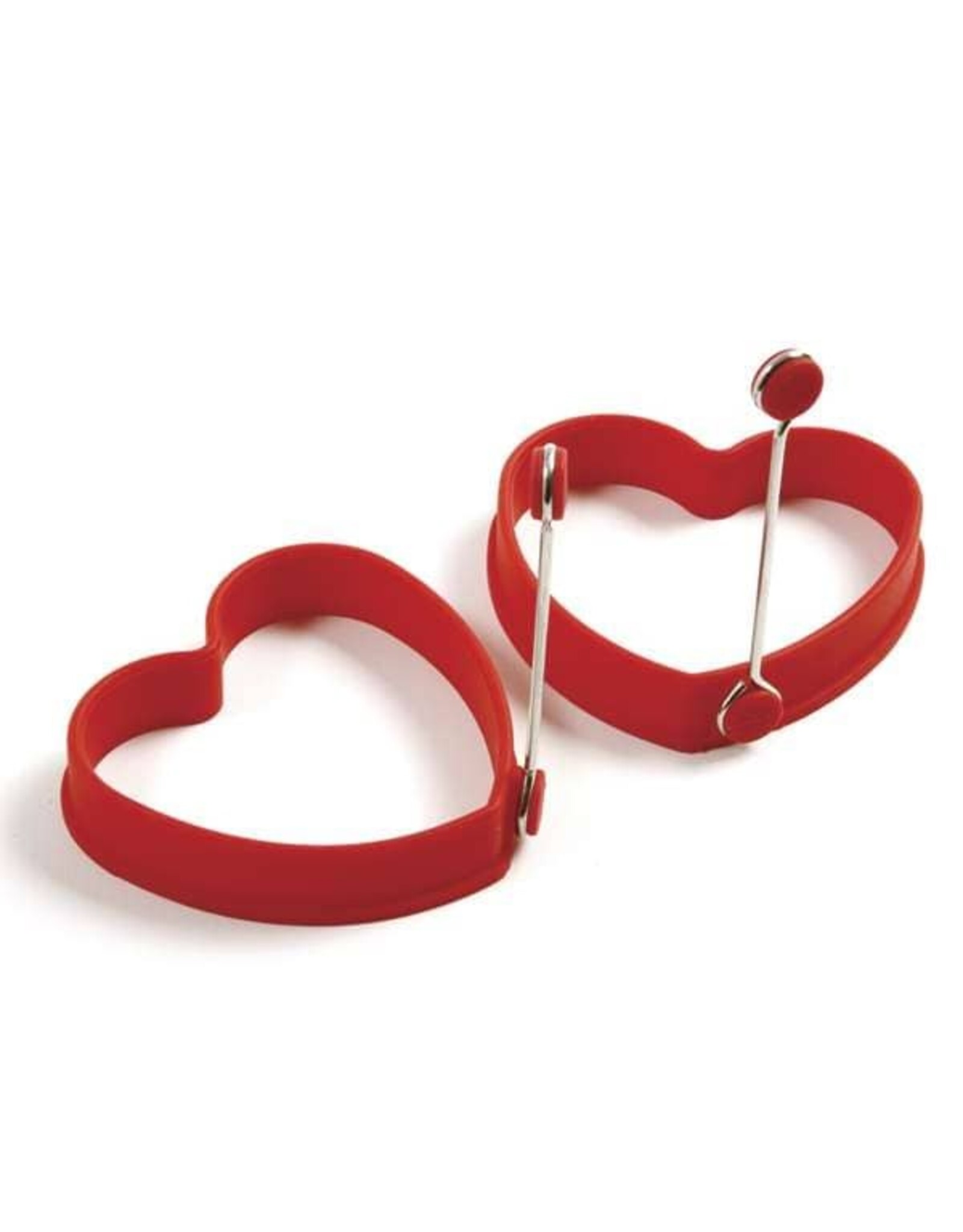 Silicone Heart Pancake or Egg Rings 2 Pieces