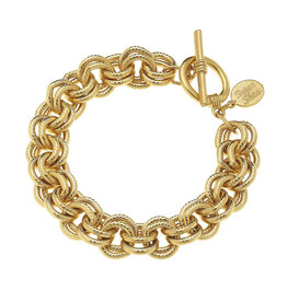 Susan Shaw Double Link Chain Bracelet
