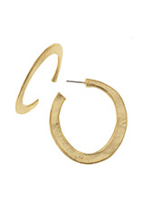Susan Shaw Hammered Hoops
